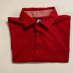 Footjoy FJ Golf Stretch Polo Shirt Men's Size XXL colour Red CA#28544